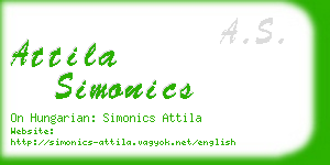 attila simonics business card